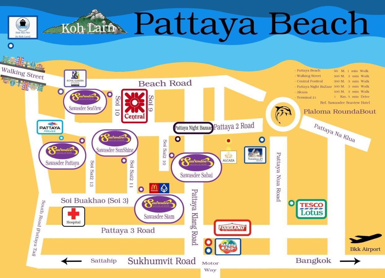 Sawasdee Sea View Hotel Pattaya Buitenkant foto
